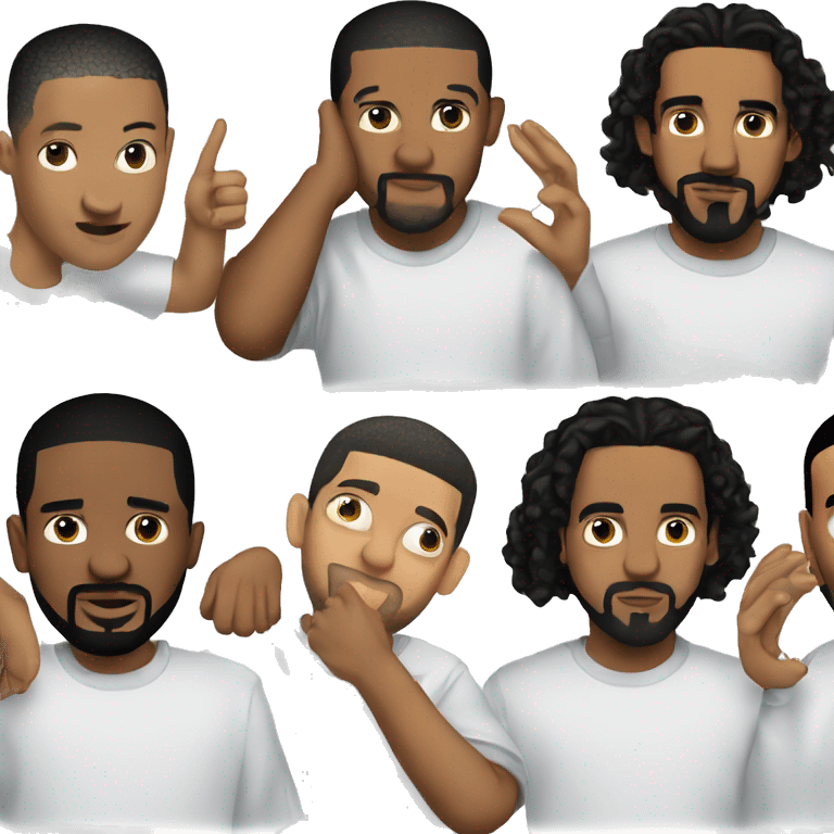 kendrick and drake emoji