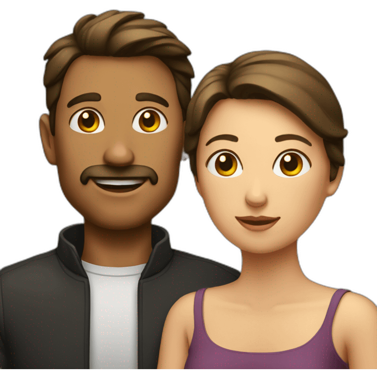 Homme avec une femme emoji