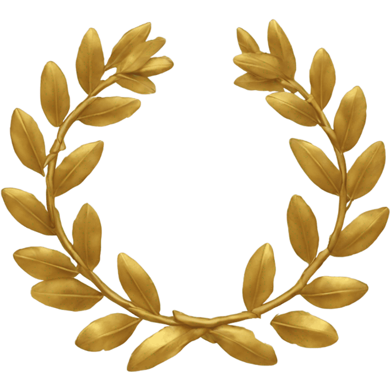 golden laurel wreath emoji