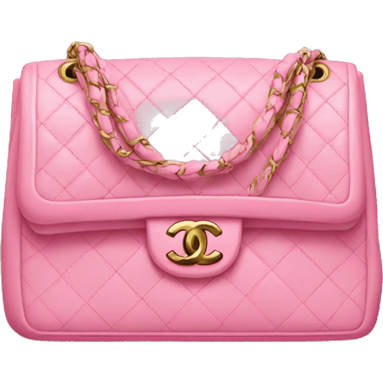 Pink Chanel bag emoji