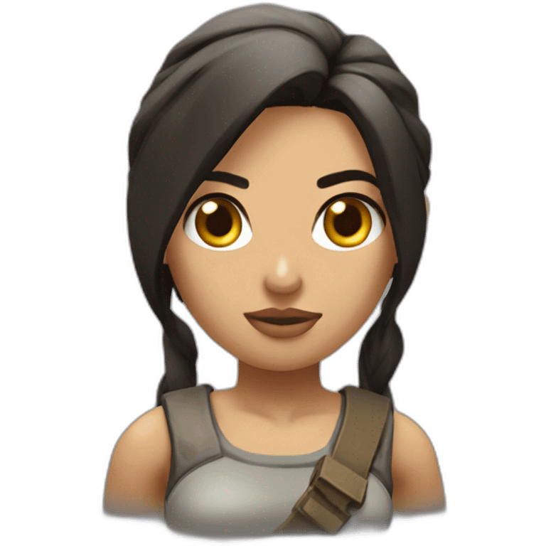 Tomb Raider Lara croft emoji