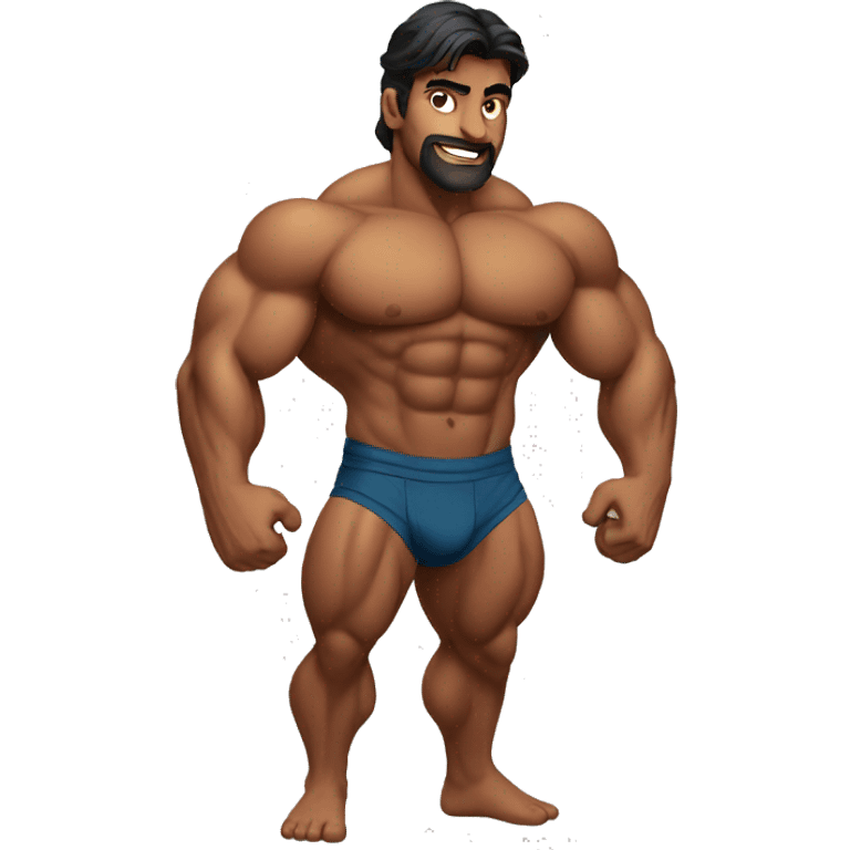 Indian bodybuilder  emoji