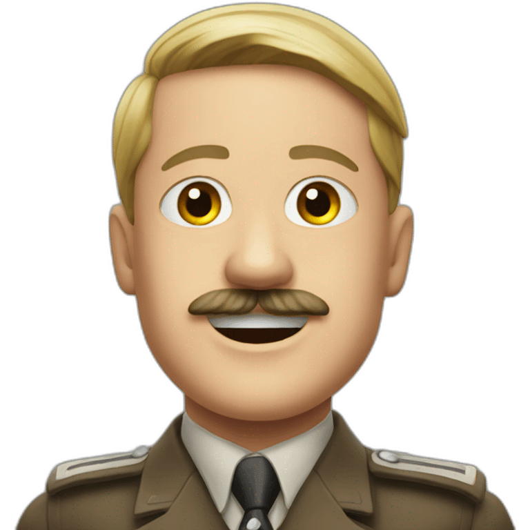 Hitler joyeux emoji