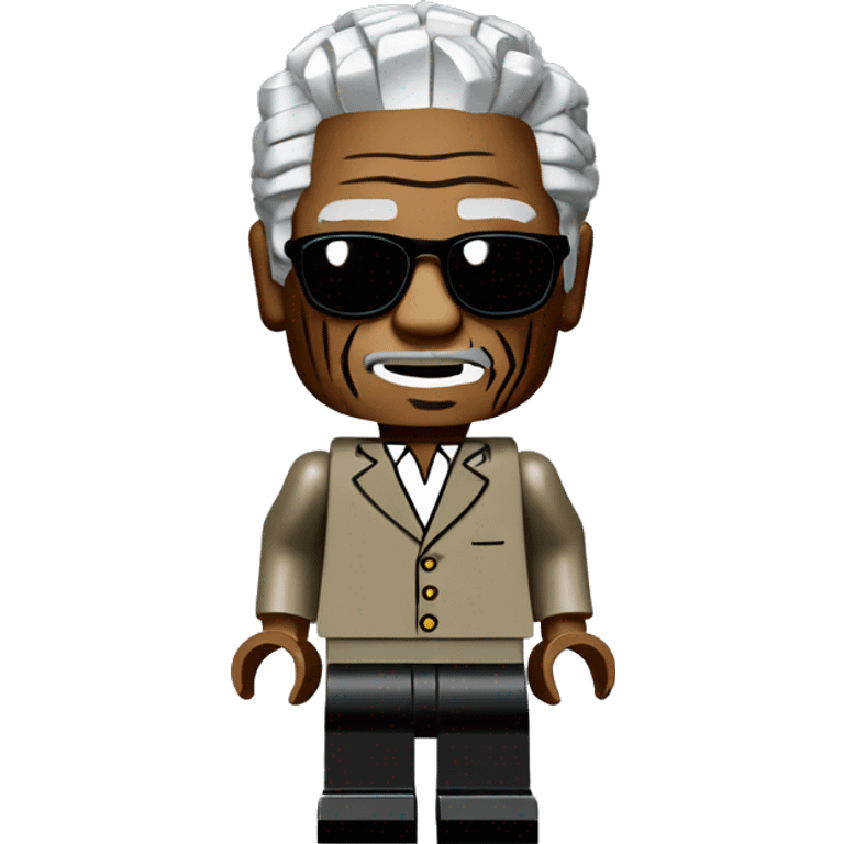 MORGAN FREEMAN lego full body emoji