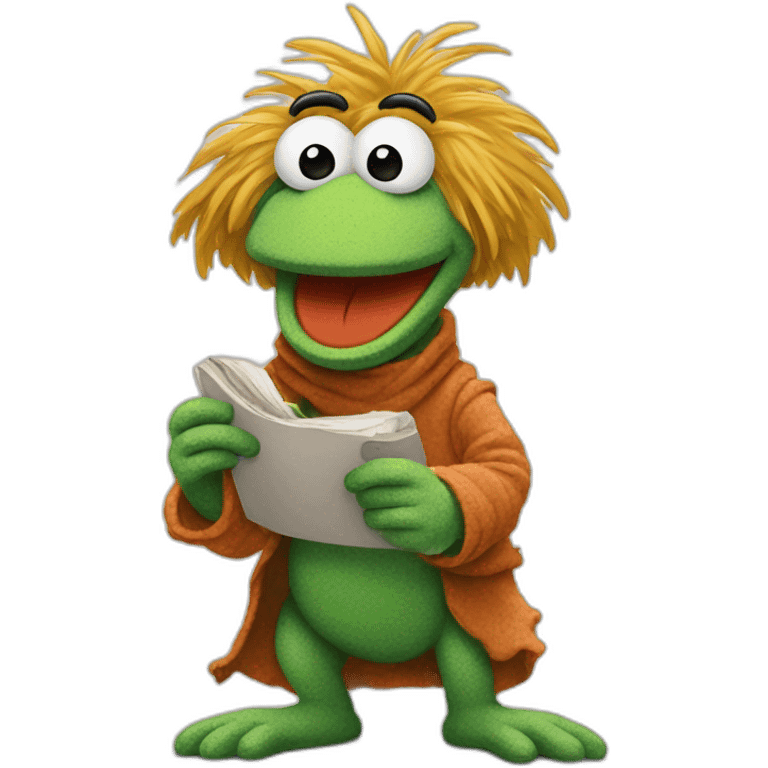 FRAGGLE chatting un WhatsApp  emoji