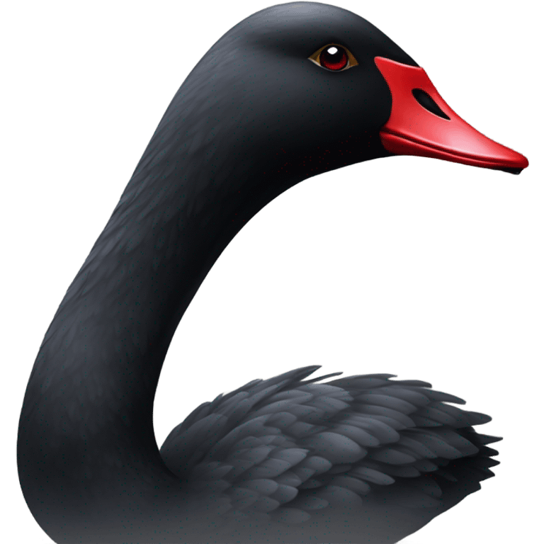 Black swan emoji