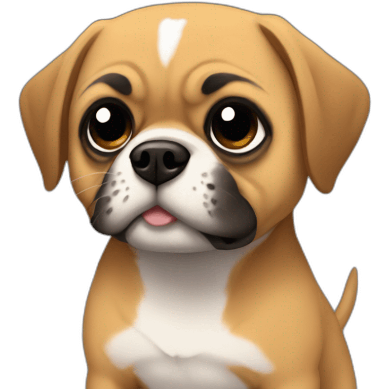 Puggle fighter emoji