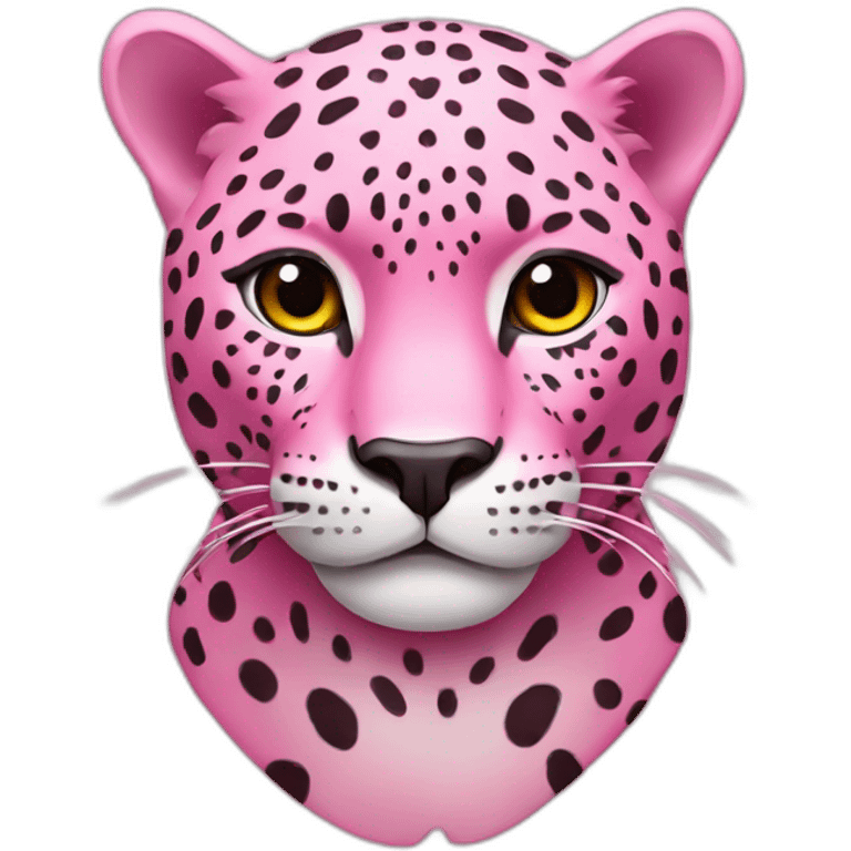 Pink jaguar emoji