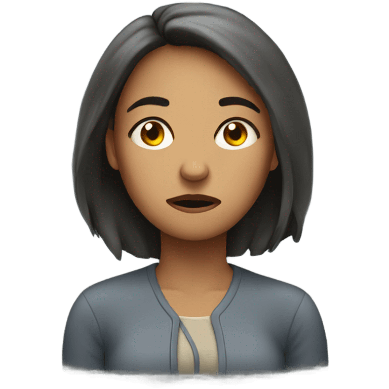 Woman not feeling well emoji