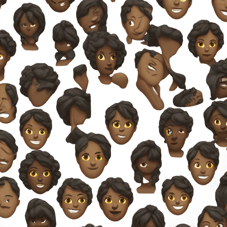 Fit black woman emoji