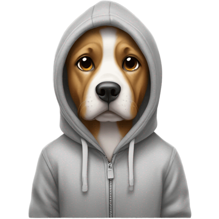 Dog Wear A Hoddie emoji