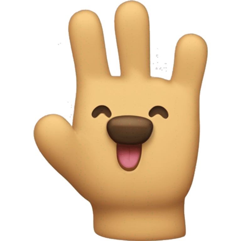 a paw giving a thumb up emoji