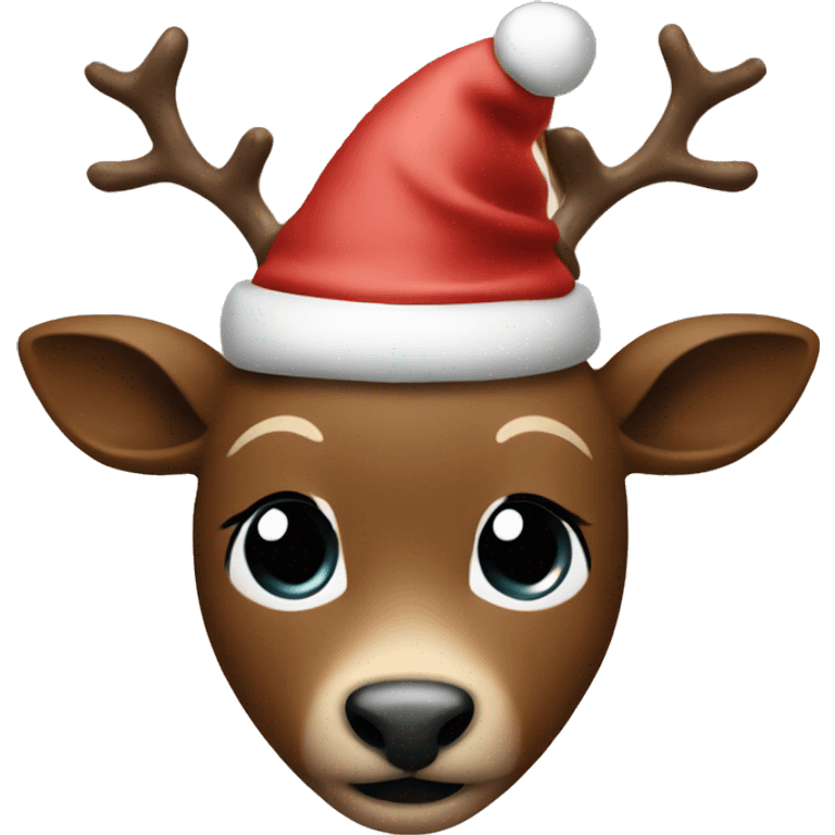 christmas rudolf emoji