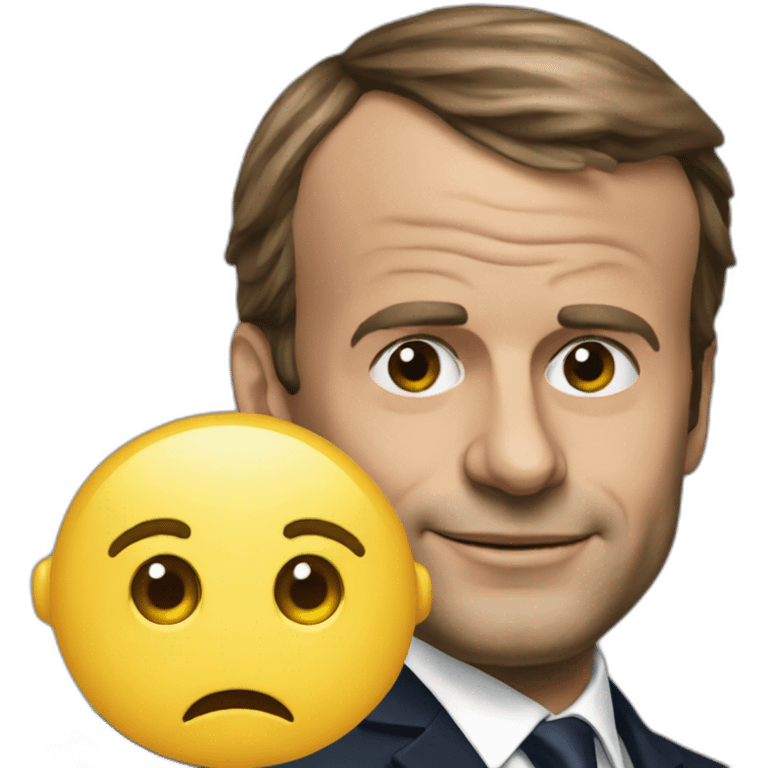 Emmanue Macron emoji