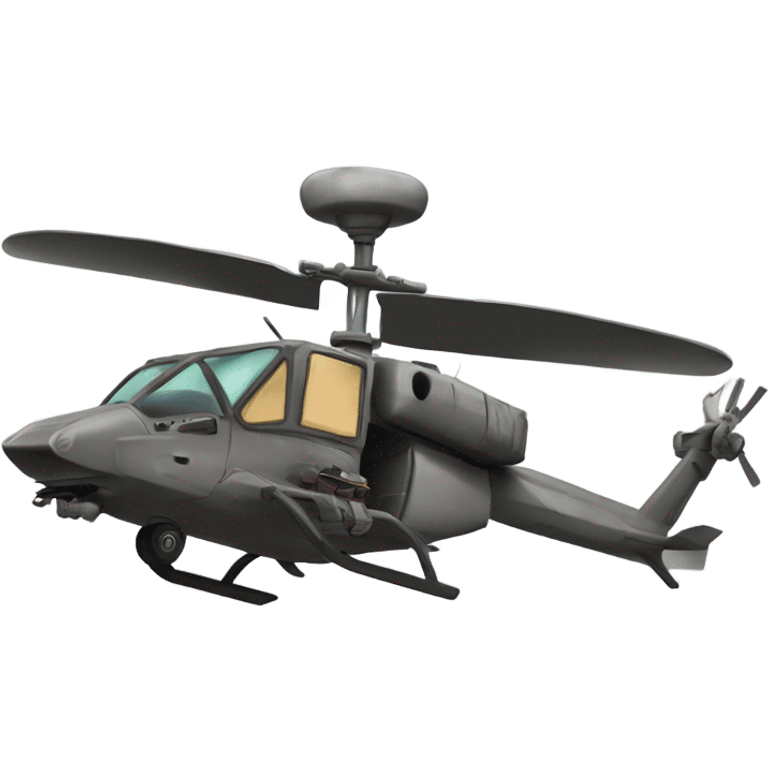 Raccoon flying AH-64  emoji