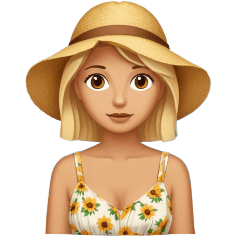 Luxury blonde model, brown eyes, honeymoon traveling in italy emoji