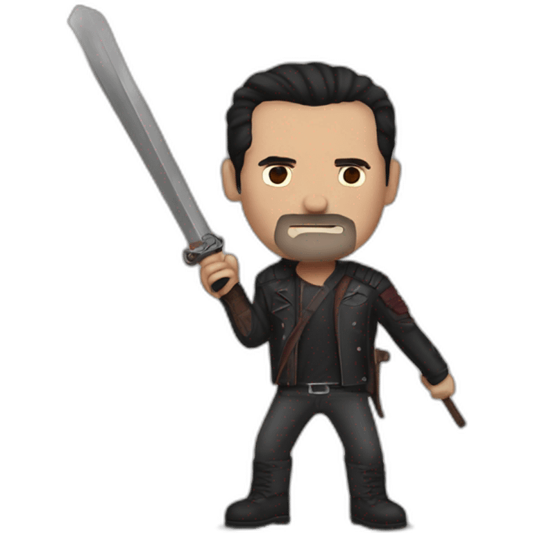 negan with lucille emoji