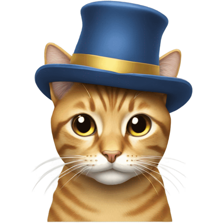 pop cat with hat emoji