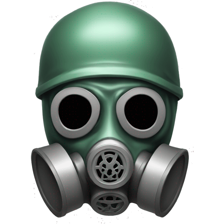 Skull with gas mask emoji