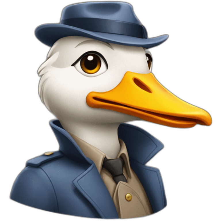 geese detective emoji