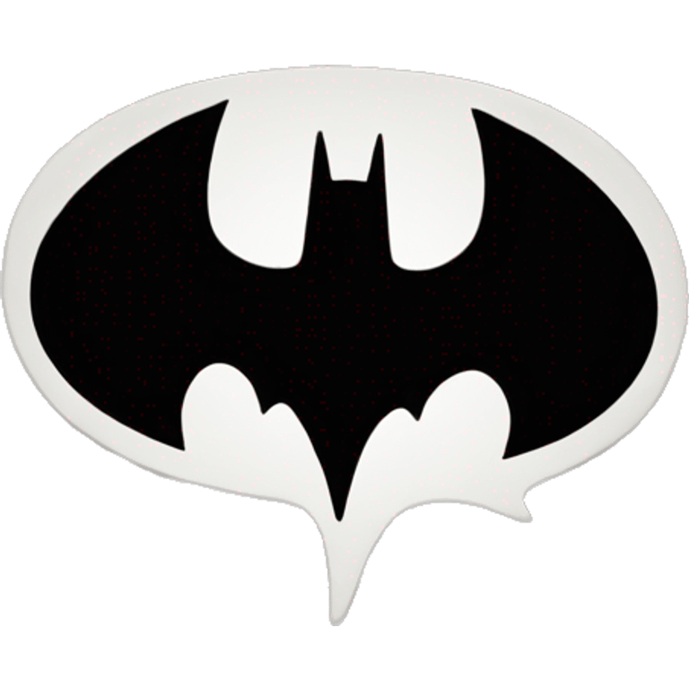 Batman logo emoji