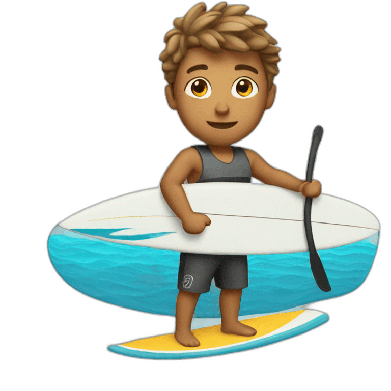 Windsurfer boy emoji