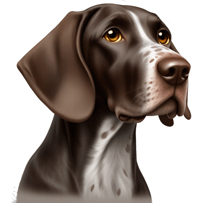 German shorthaired pointer emoji