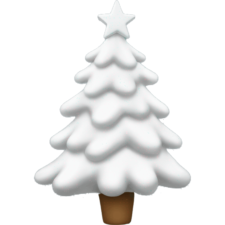 White Christmas Tree emoji