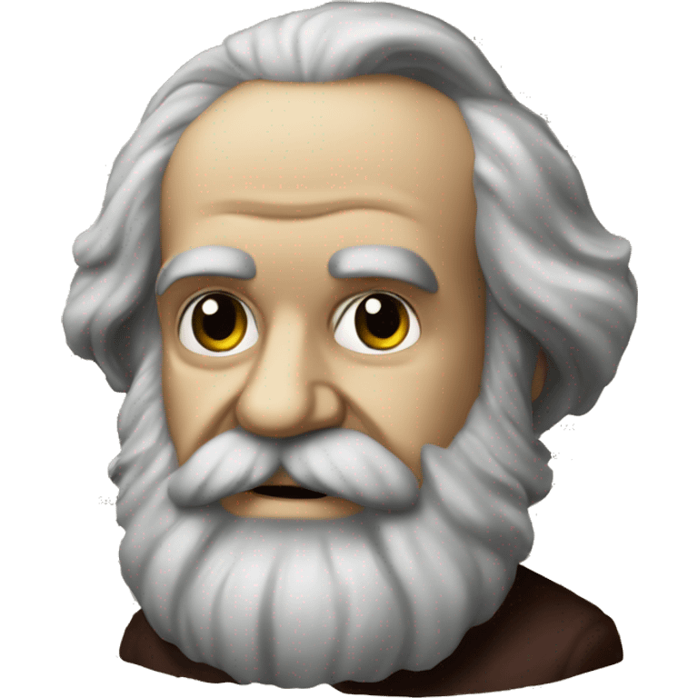 karl marx reading emoji