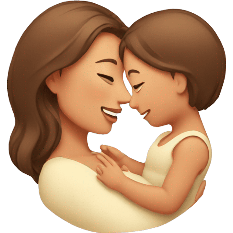 Mom and baby emoji