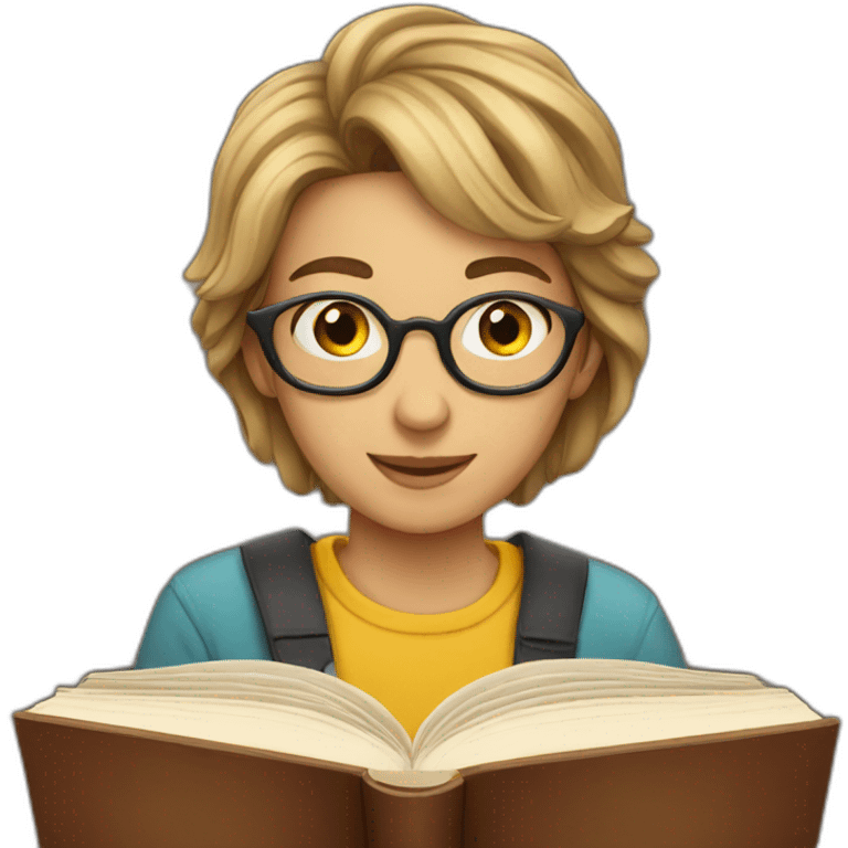 Book lover emoji