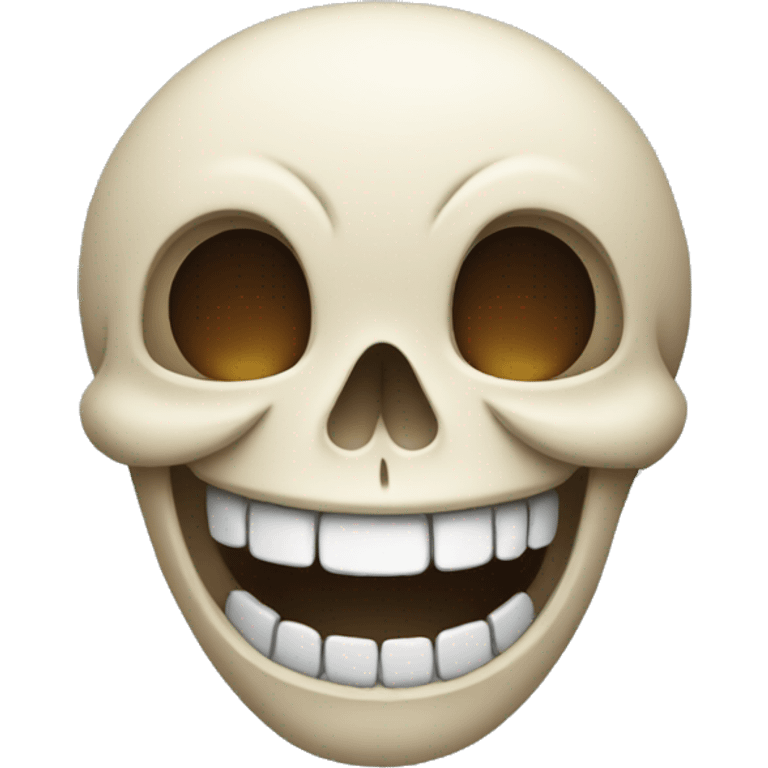 skull emoji laughing emoji