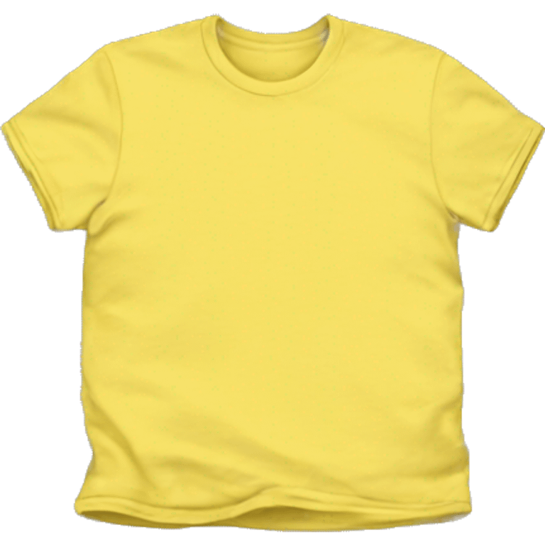 t-shirt yellow emoji