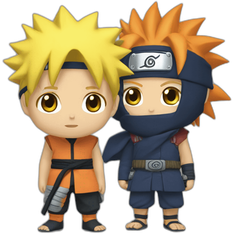 Naruto with ramène emoji