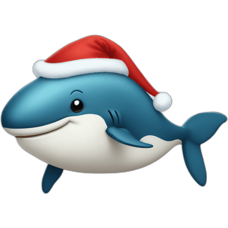 christmas whale emoji