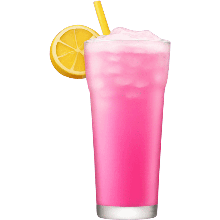 Pink drink cheers emoji