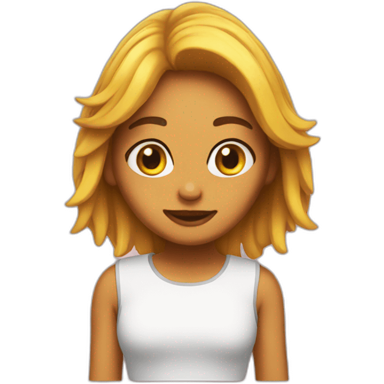 Chica emoji