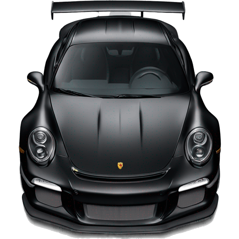 All black Porsche gt3 rs with wing  emoji