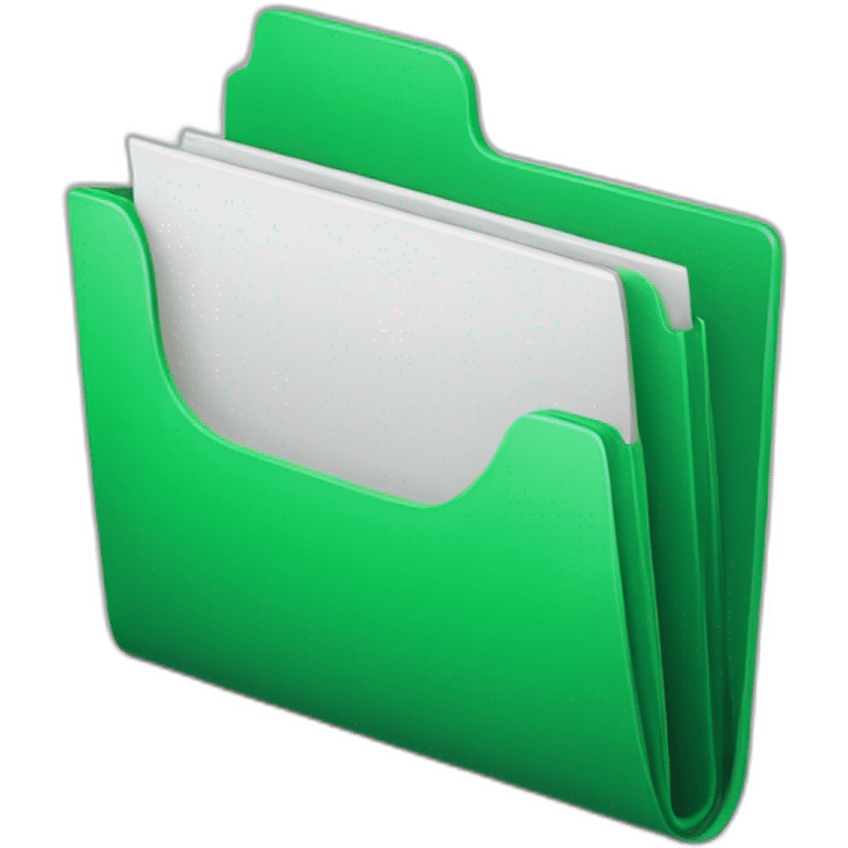 green folder  emoji