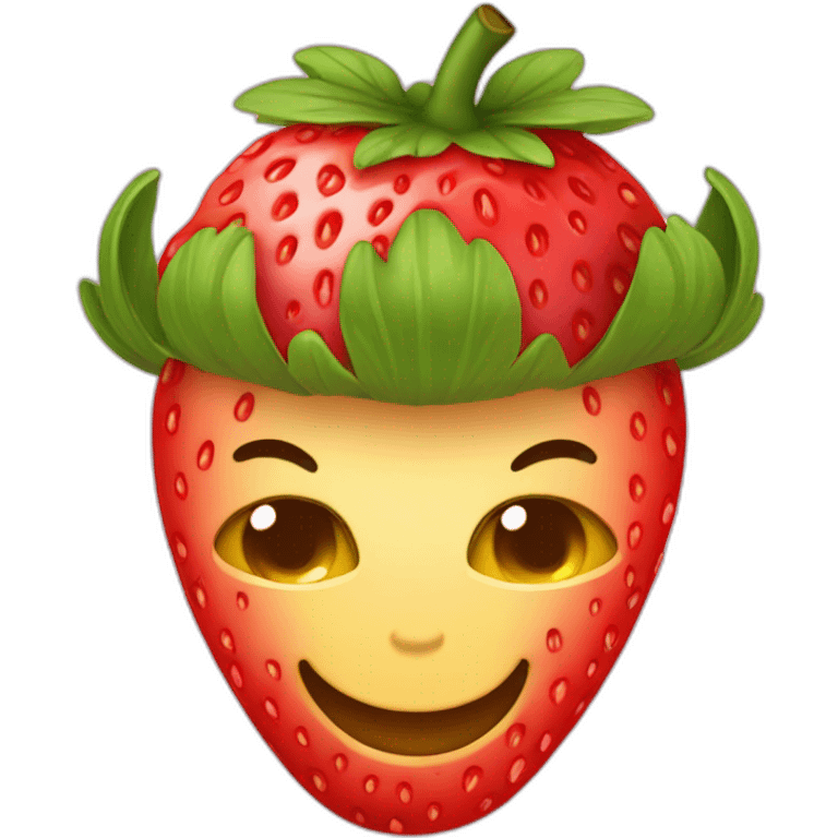 Grosse Fraise basic emoji