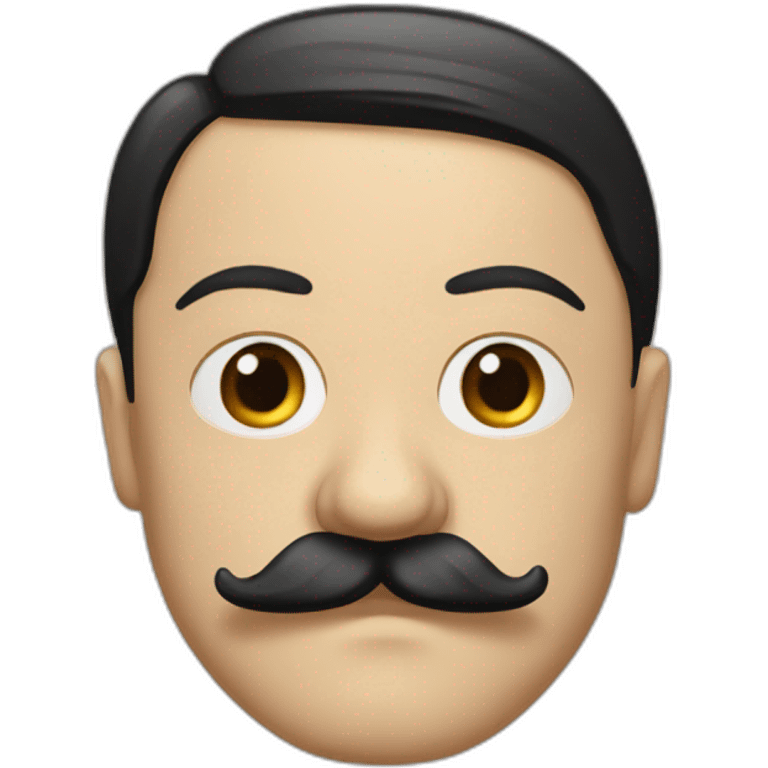 Adolf Hitler's mustache emoji