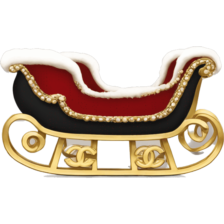 Chanel logo Sleigh Chanel  emoji