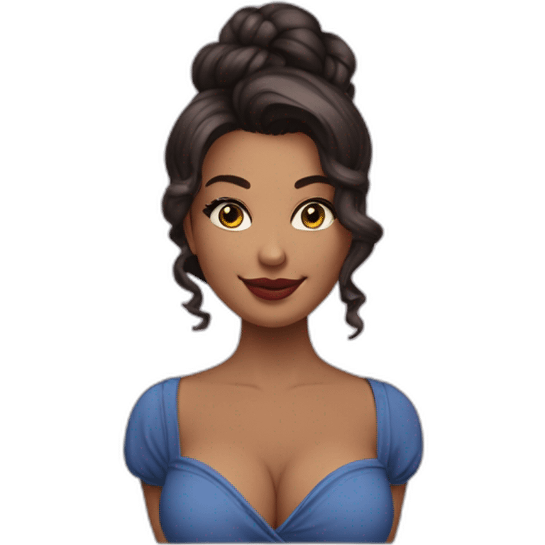 Curvy beauty балерина кланяется зрителям emoji