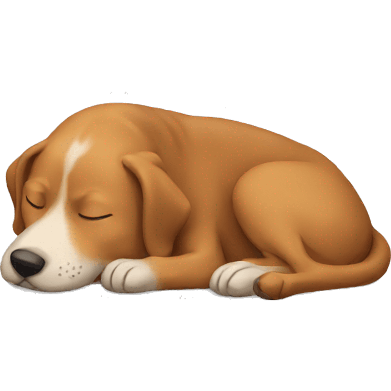 Dog sleeping emoji