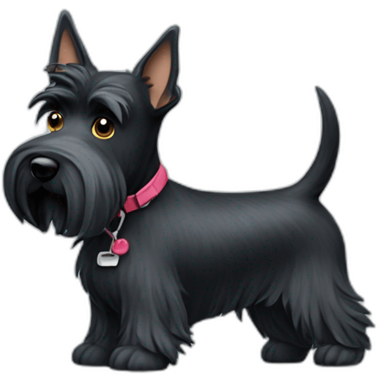 scottish-terrier-dog-walking emoji