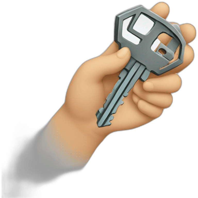 keys in hand emoji