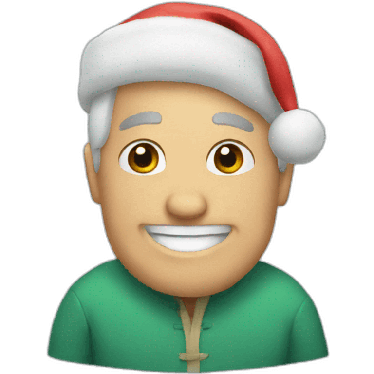 Happy christmas emoji