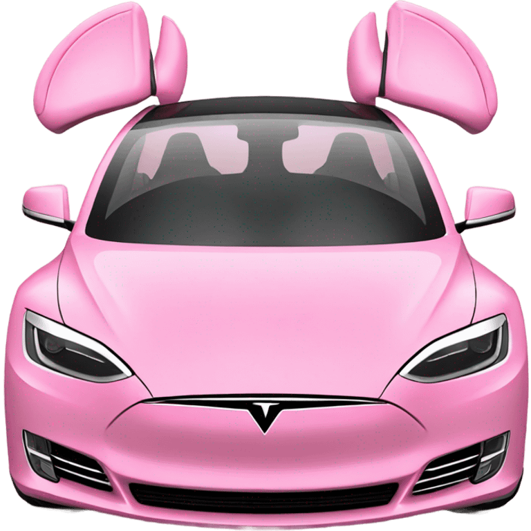 pink tesla emoji