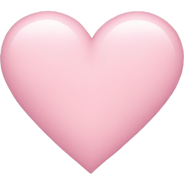 Light pink heart emoji