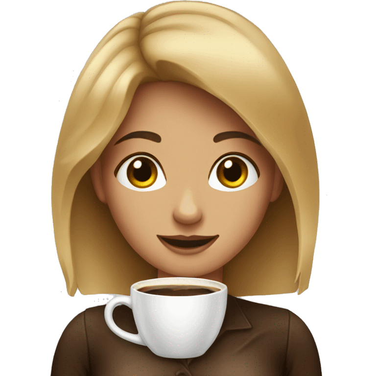 Coffe girl emoji